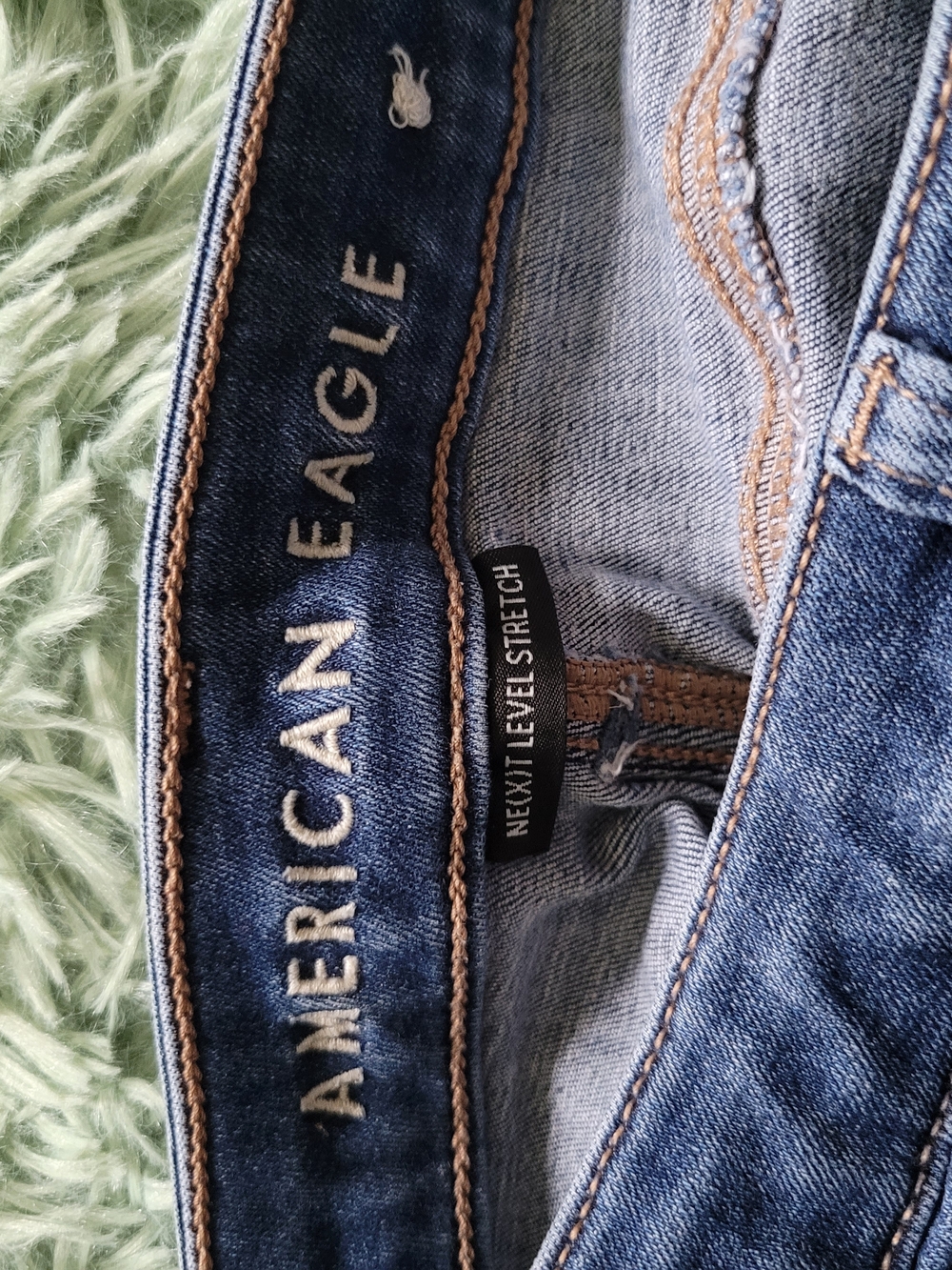American Eagle Outfitters Women's Dark Blue Jeggings - Picture 6 of 6